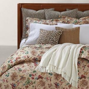 Ralph Lauren MAREN King Duvet Cover + 1 Standard Sham NWT